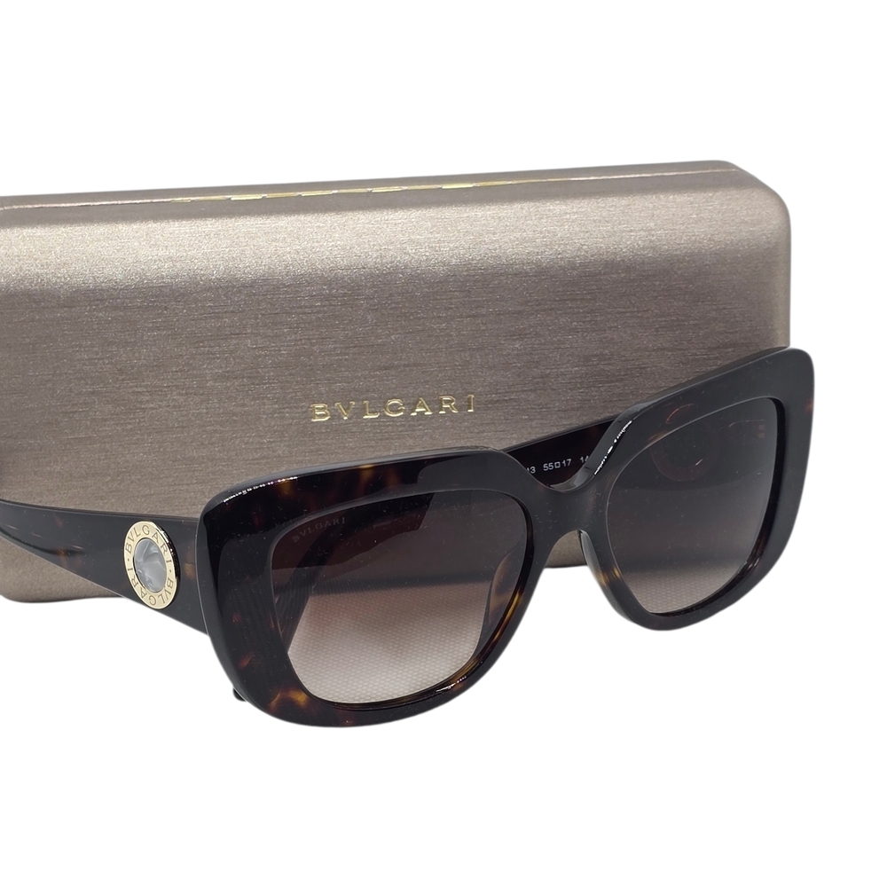 Bulgari Women's Brown Sunglasses A JEWEL